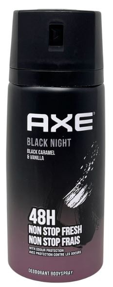 AXE150BLKNIGHT
BLACK NIGHT 150 ML
72 CS