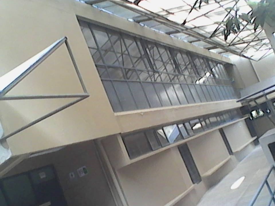 Aplicación de pintura en Facultad de Arquitectura , Universidad Veracruzana, Xalapa
