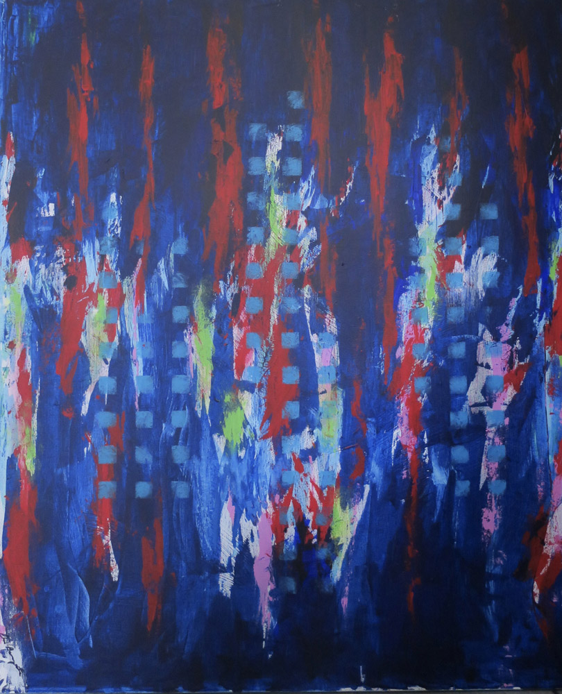 Red sings the blues 40 x 34
