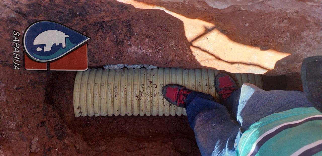 REPARACIÓN DE LINEA DE DRENAJE GRAL. CALLE MANUEL GLEZ. GATICA, COL. ALTA VISTA DE JUAREZ