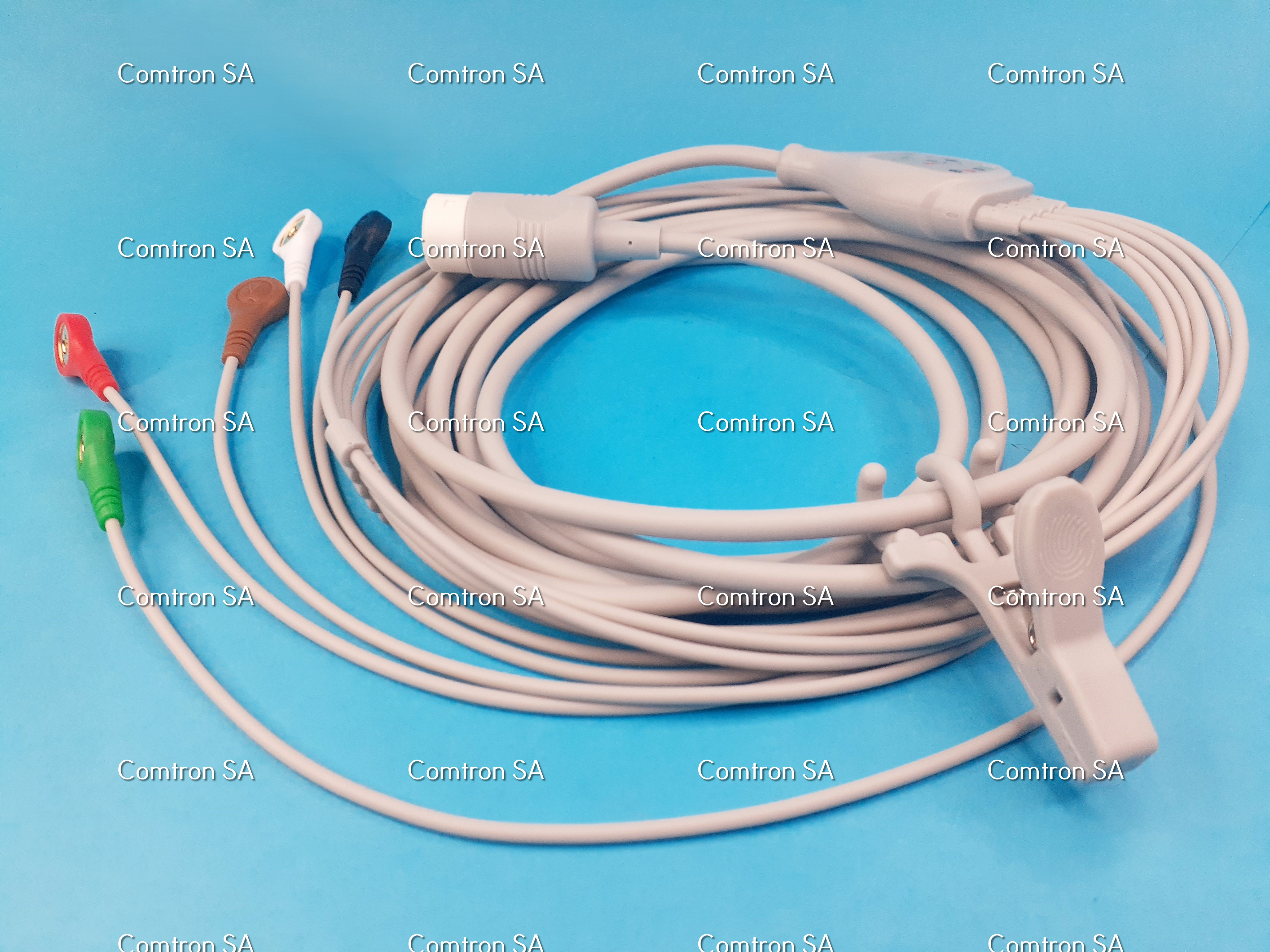 Cable de ECG Philips/HP
5 puntas con terminación en broche 