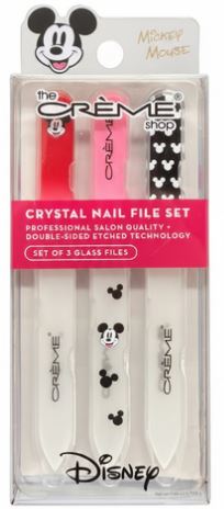 NFS8359
3PC NAIL FILE THE CREME SHP MICKEY
UPC 849980083593
300 CS PACK