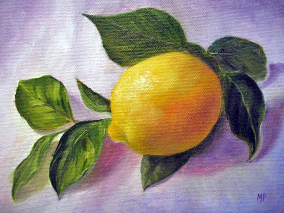 Lemon - 6"x8" Oil on Canvas Panel
SOLD