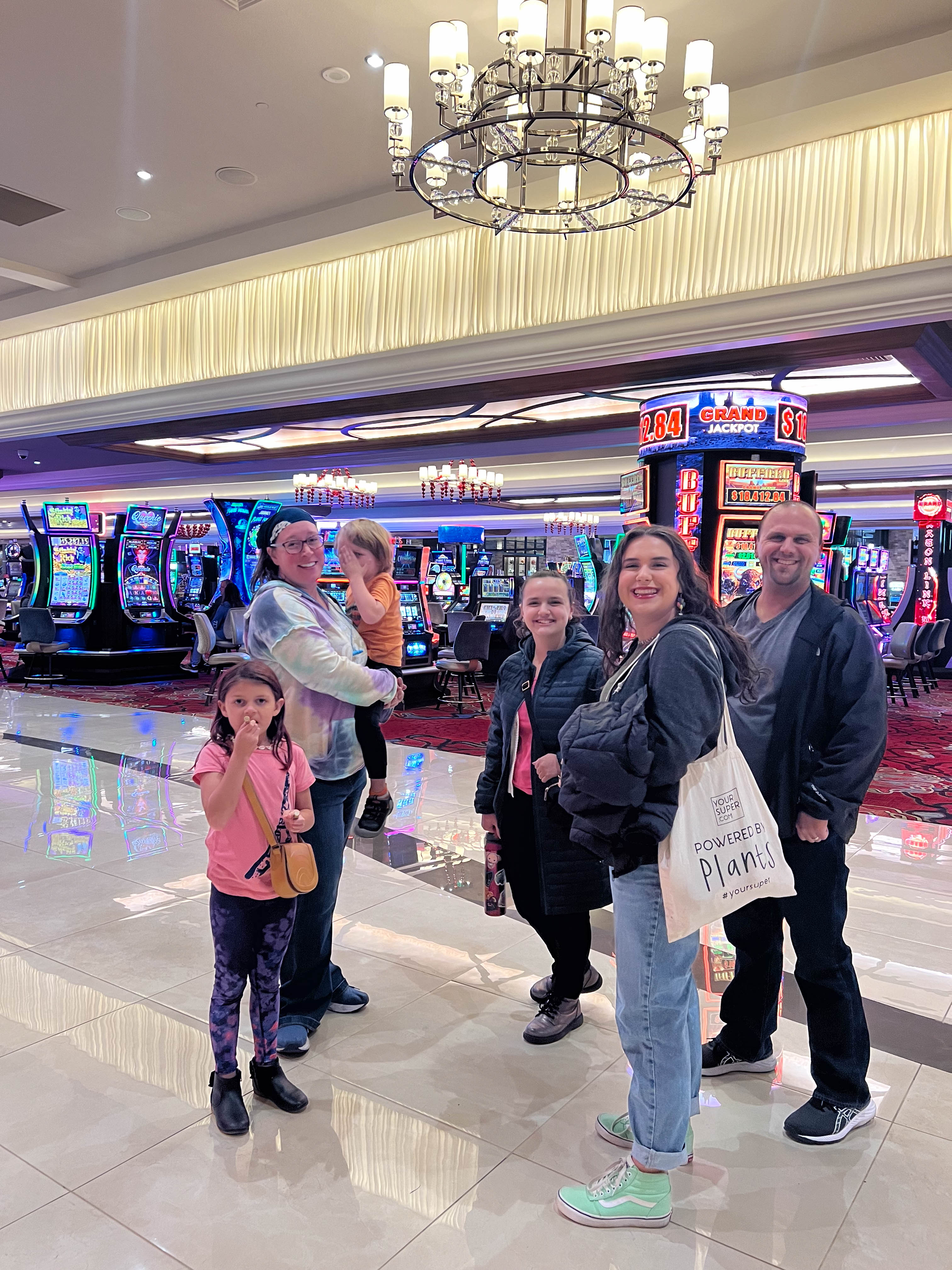 The theater was in a casino