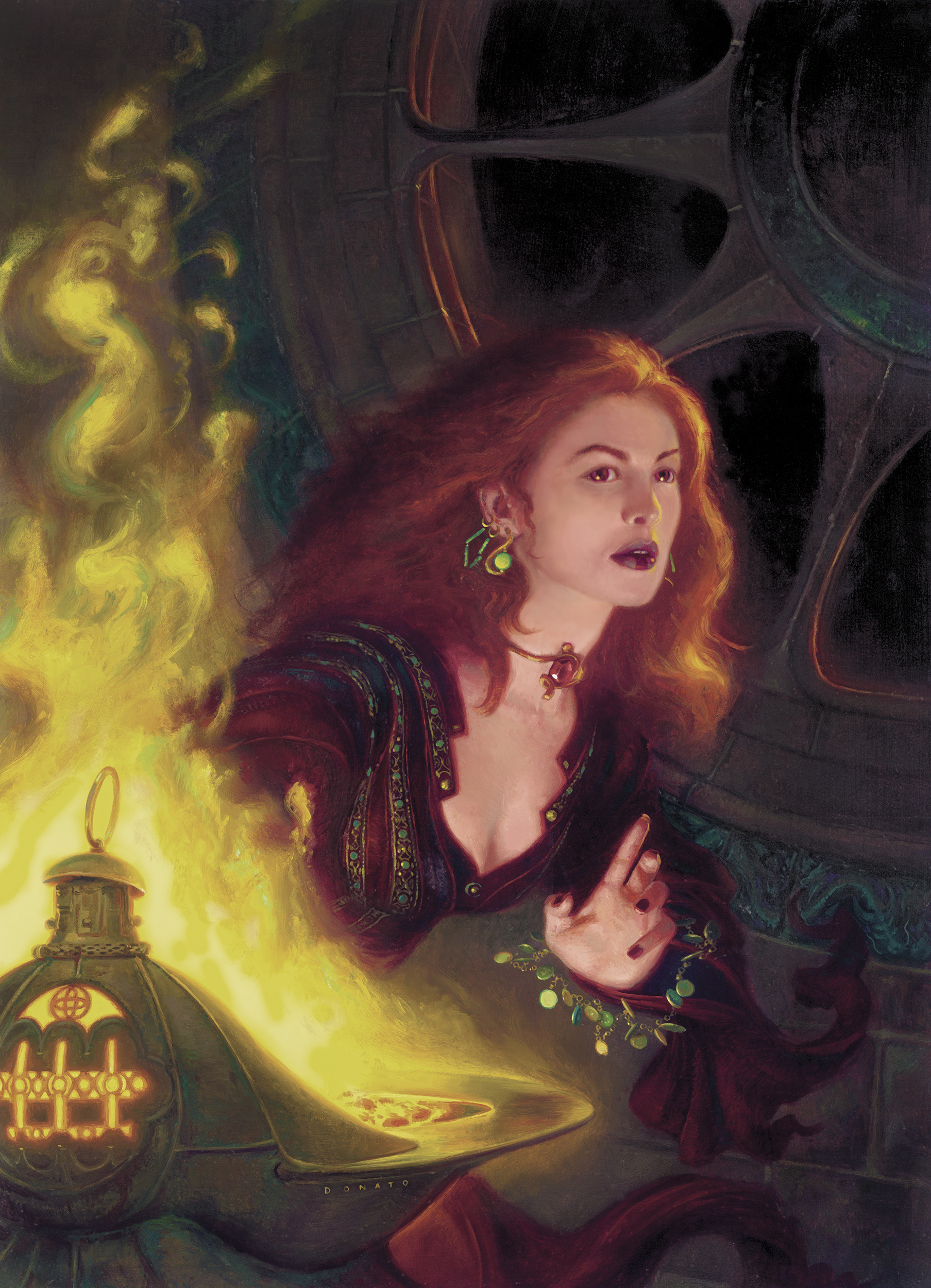 Melisandre
24" x 20" Oil on Panel 2006
cover image for Dragon Magazine
collection of Kirk and Leah Dilbert