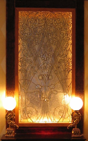 Firelight Window — 
Lacework Detail