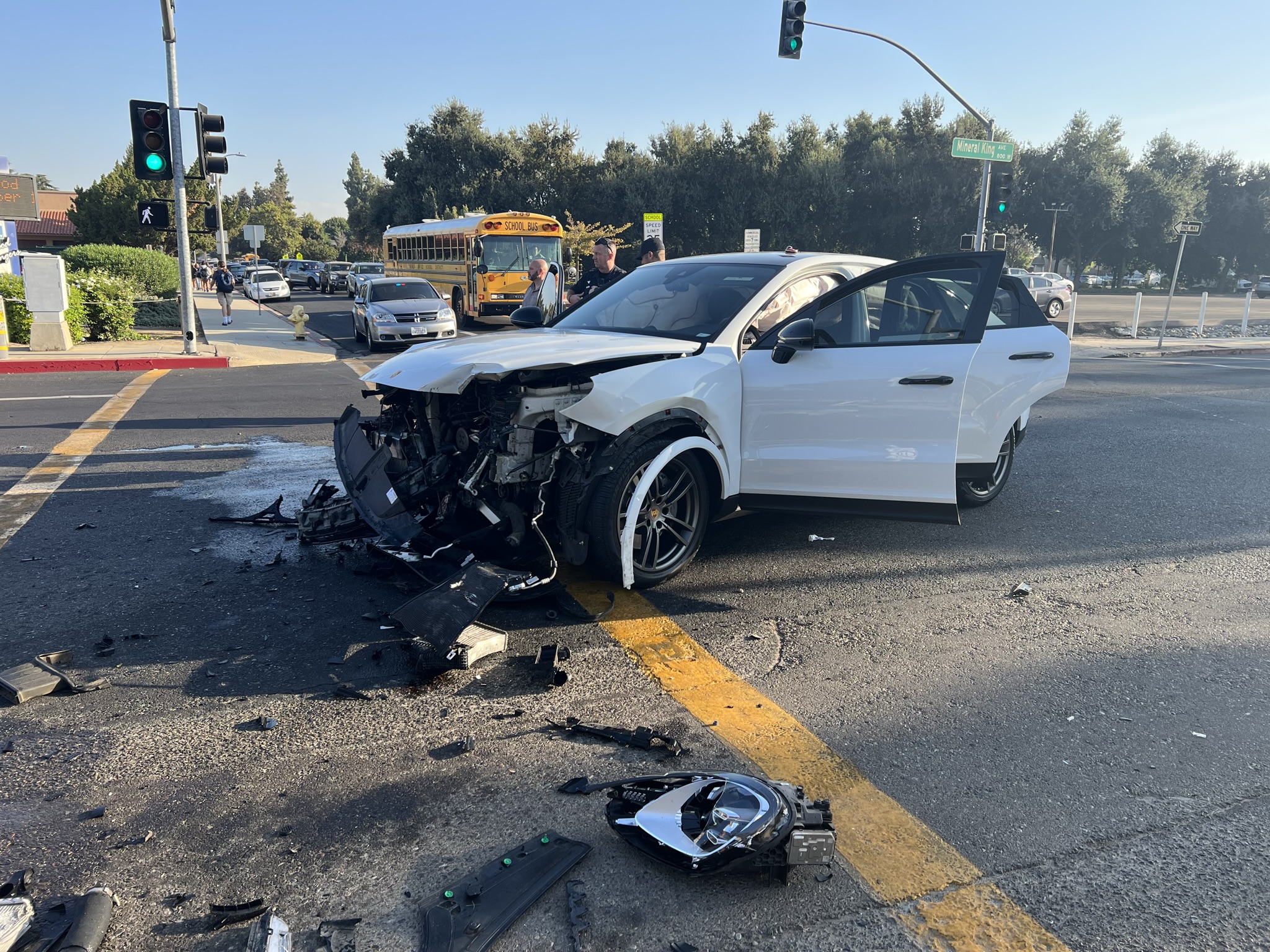 Crashed Vehicle