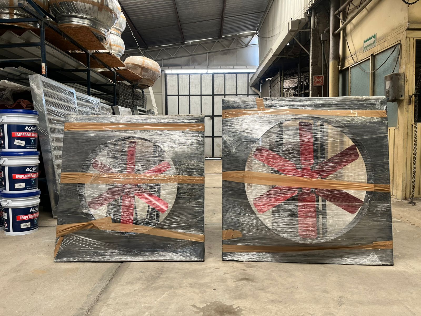 Stylish interior with a large bookcase