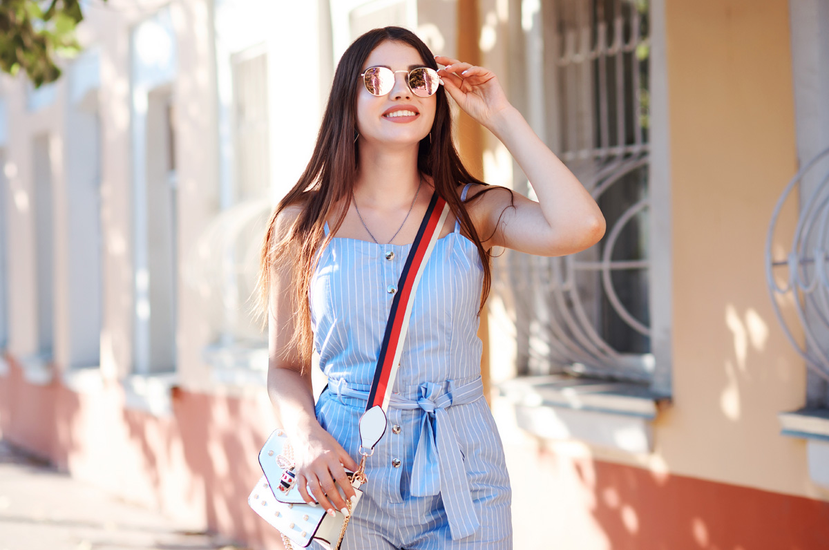 Blue Romper