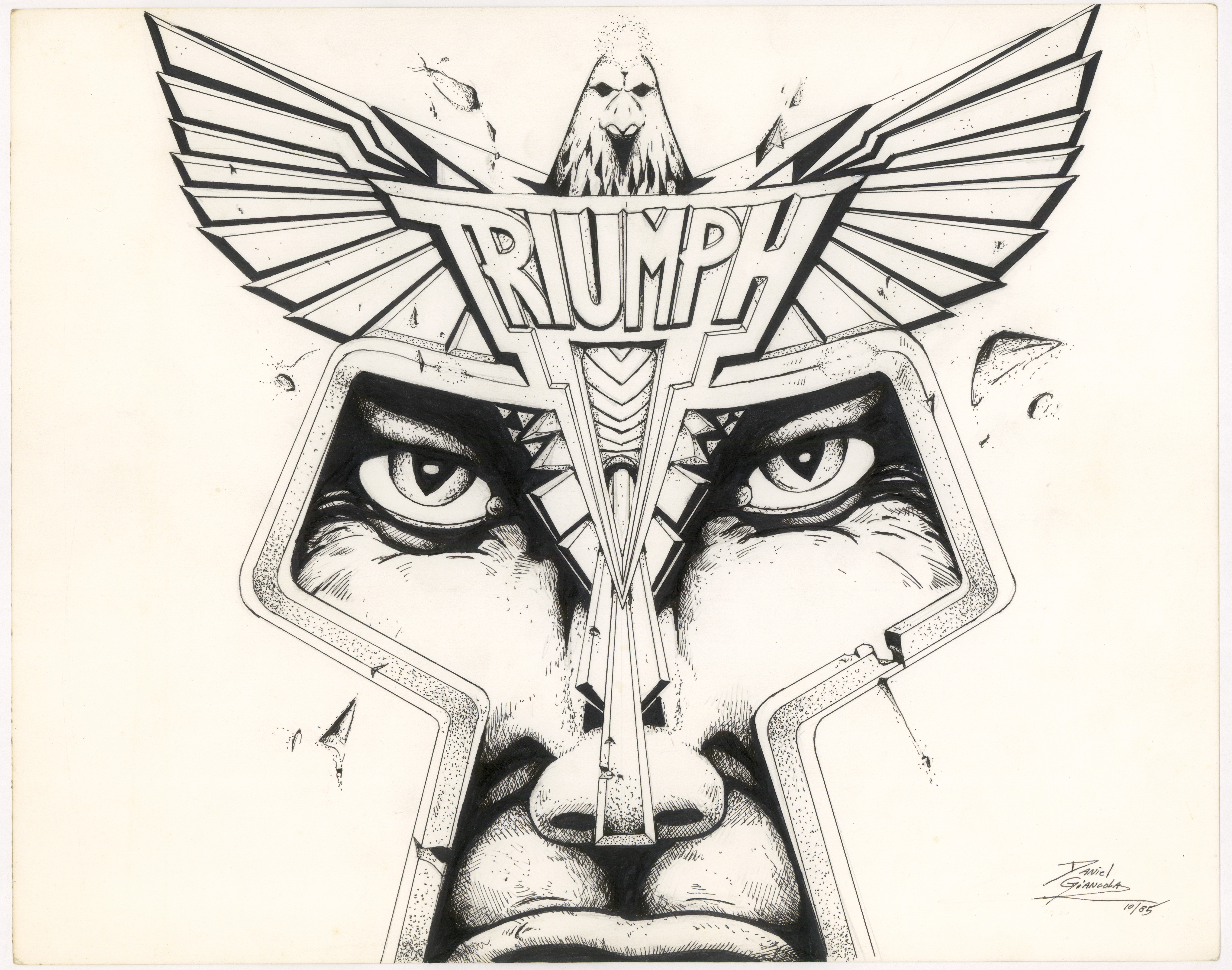 Triumph
$500
11" x 14" Ink on Paper
1985