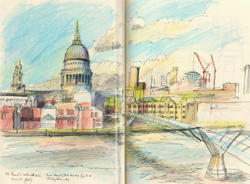 Cityscape - St Pauls from Tate Modern