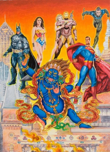 Buddha and Super Heroes