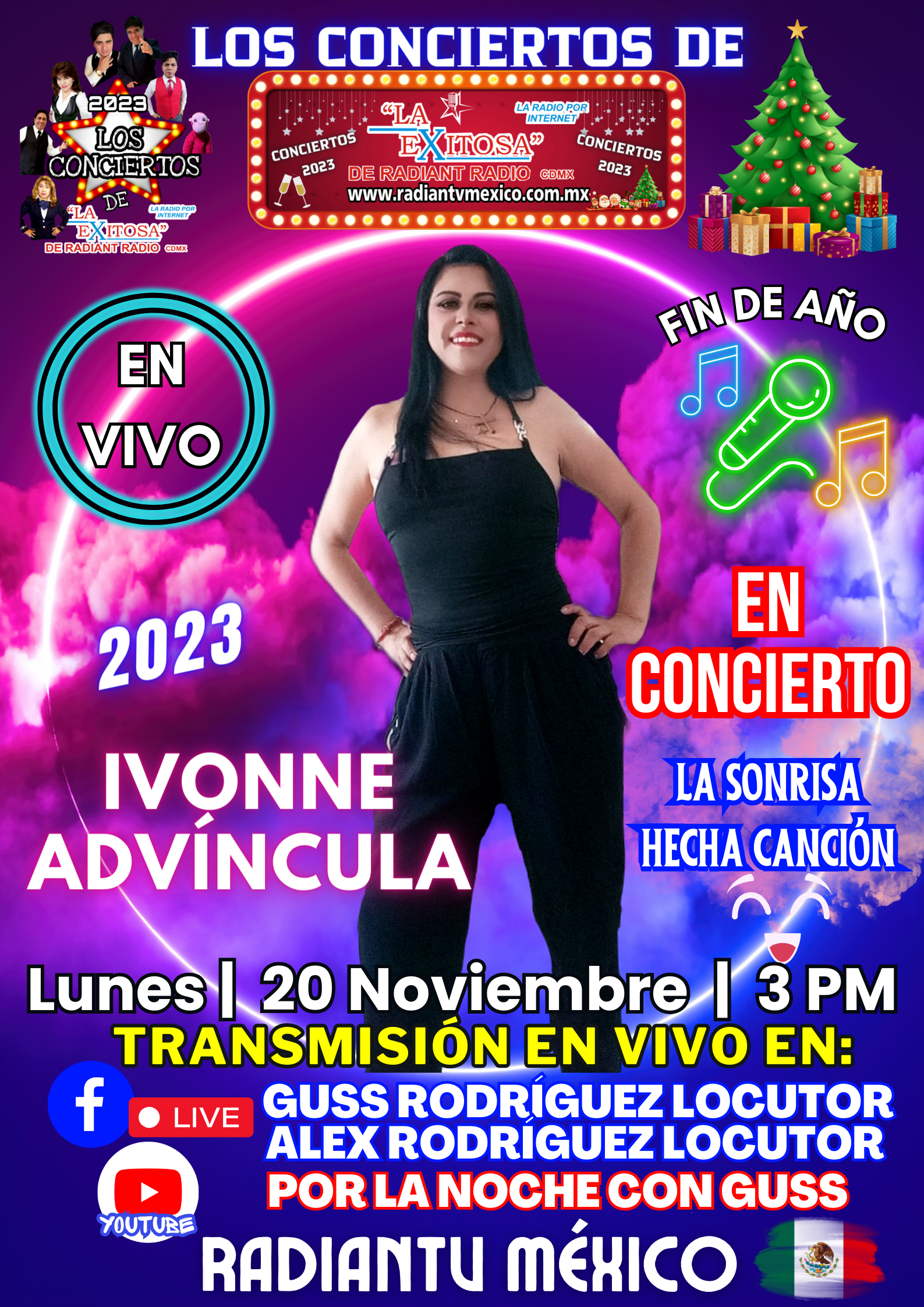 ivoNne advincula EN CONCIERTO LA EXITOSA DE RADIANTV MEXICO 2023