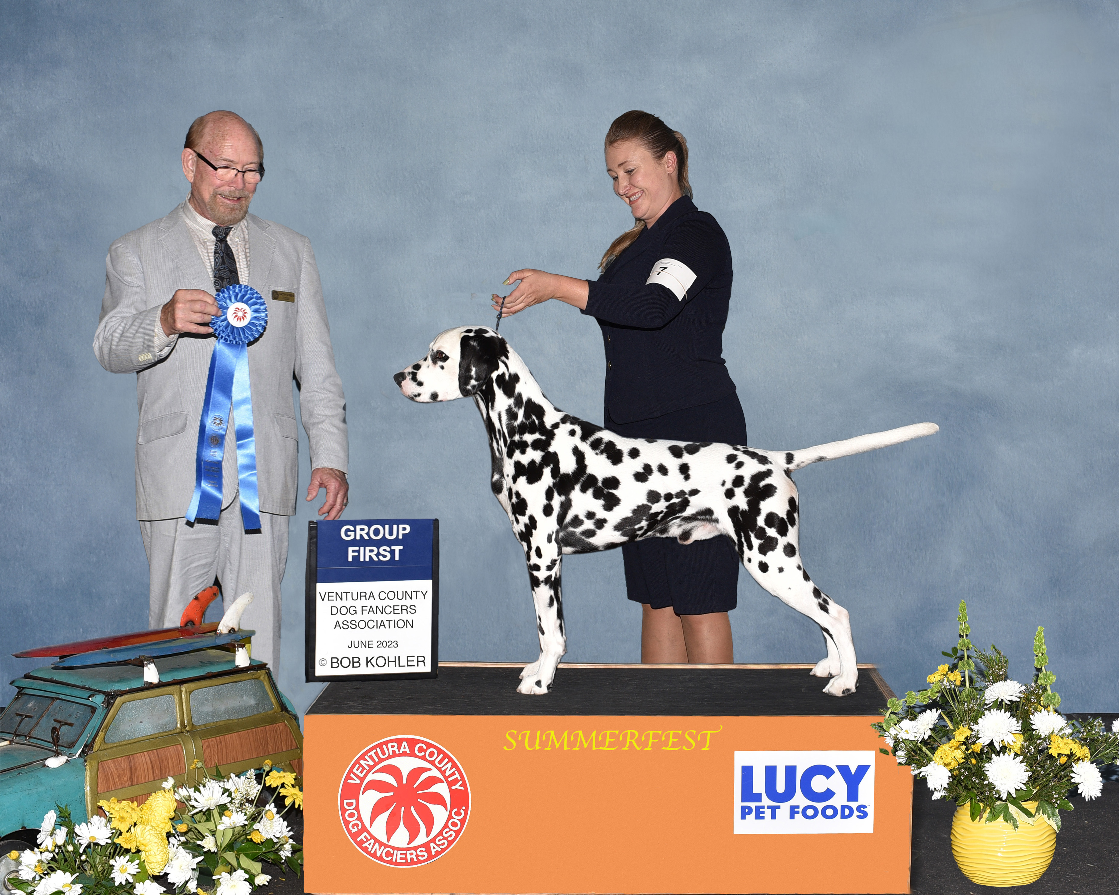 Brew G1 Ventura with Breeder Judge Tim Robbins