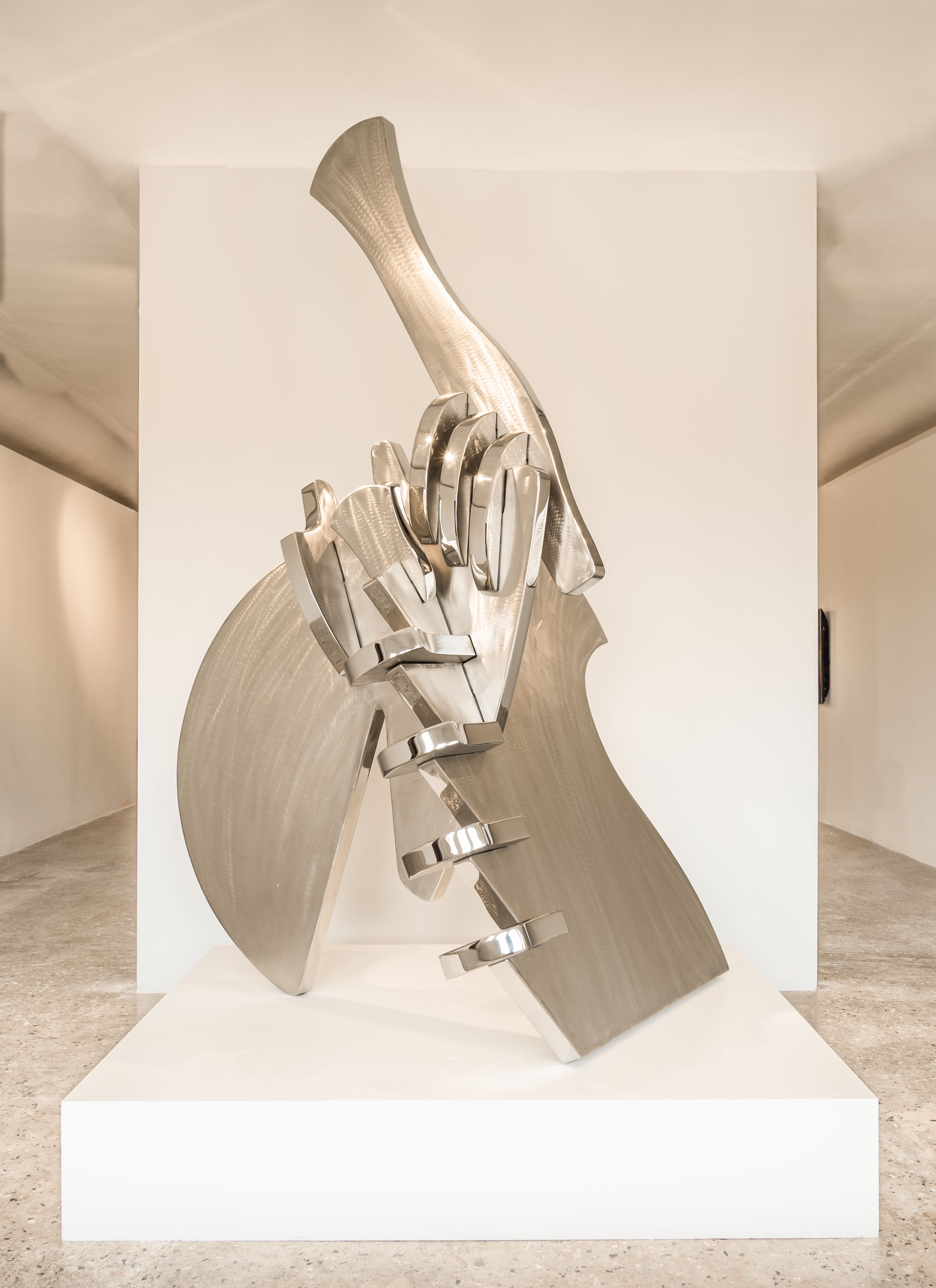 Hymn to Freedom, 2023
Fabricated Stainless Steel, 5’ x 5’ x 9’
2023 Time, Space, Existence Exhibition
Architectural Biennale Venice, Italy