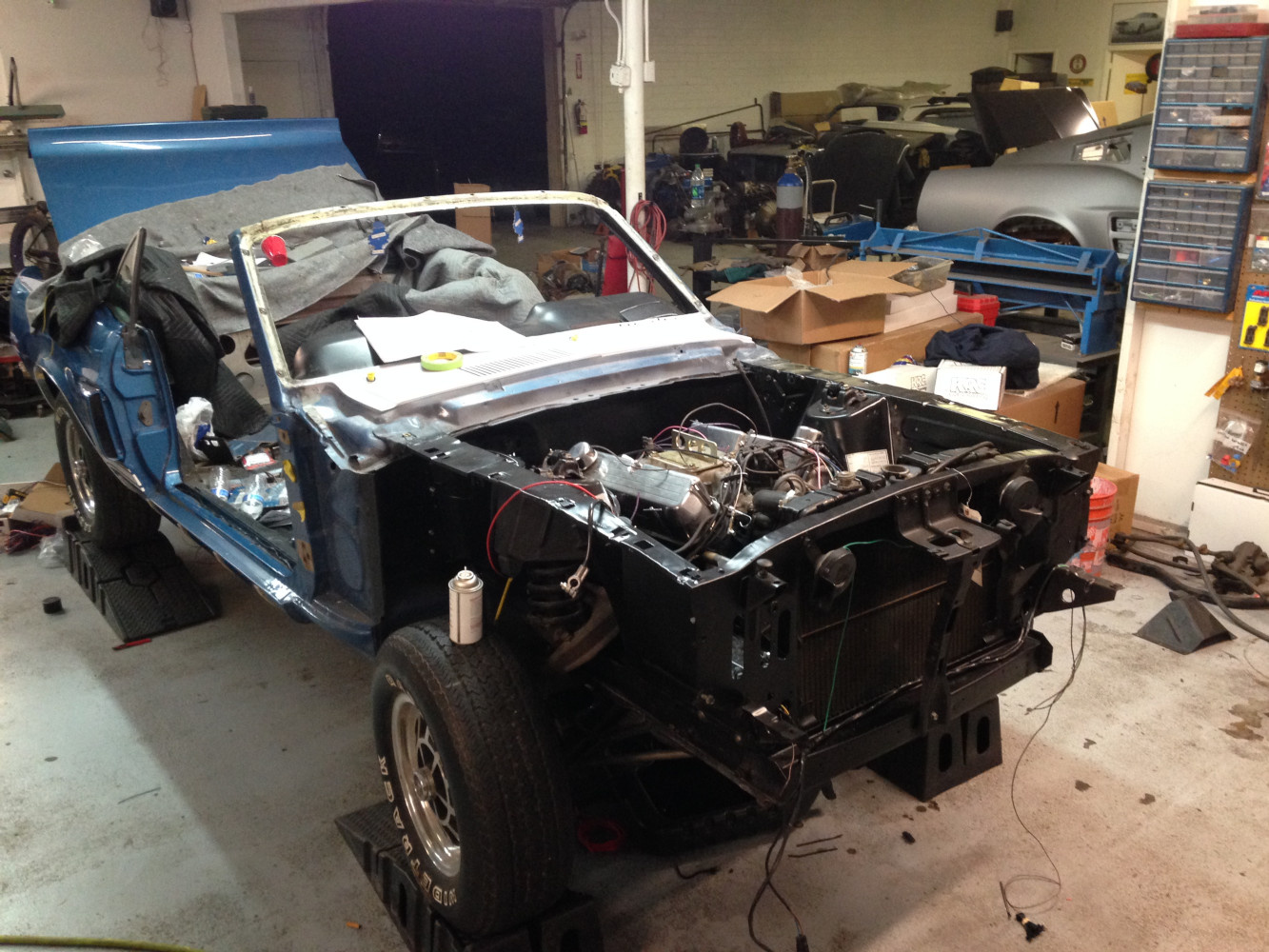 Motor painted and installed