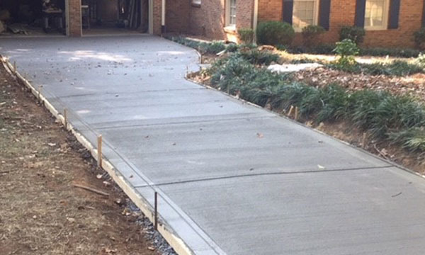 New Concrete Driveway