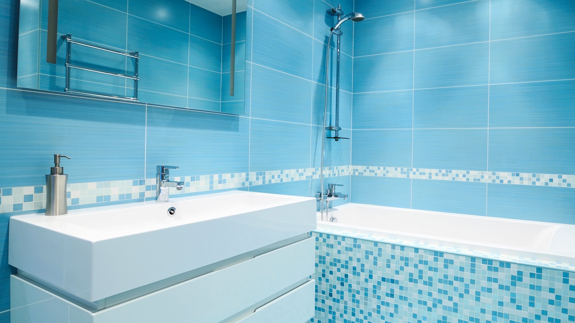 Blue Bathroom