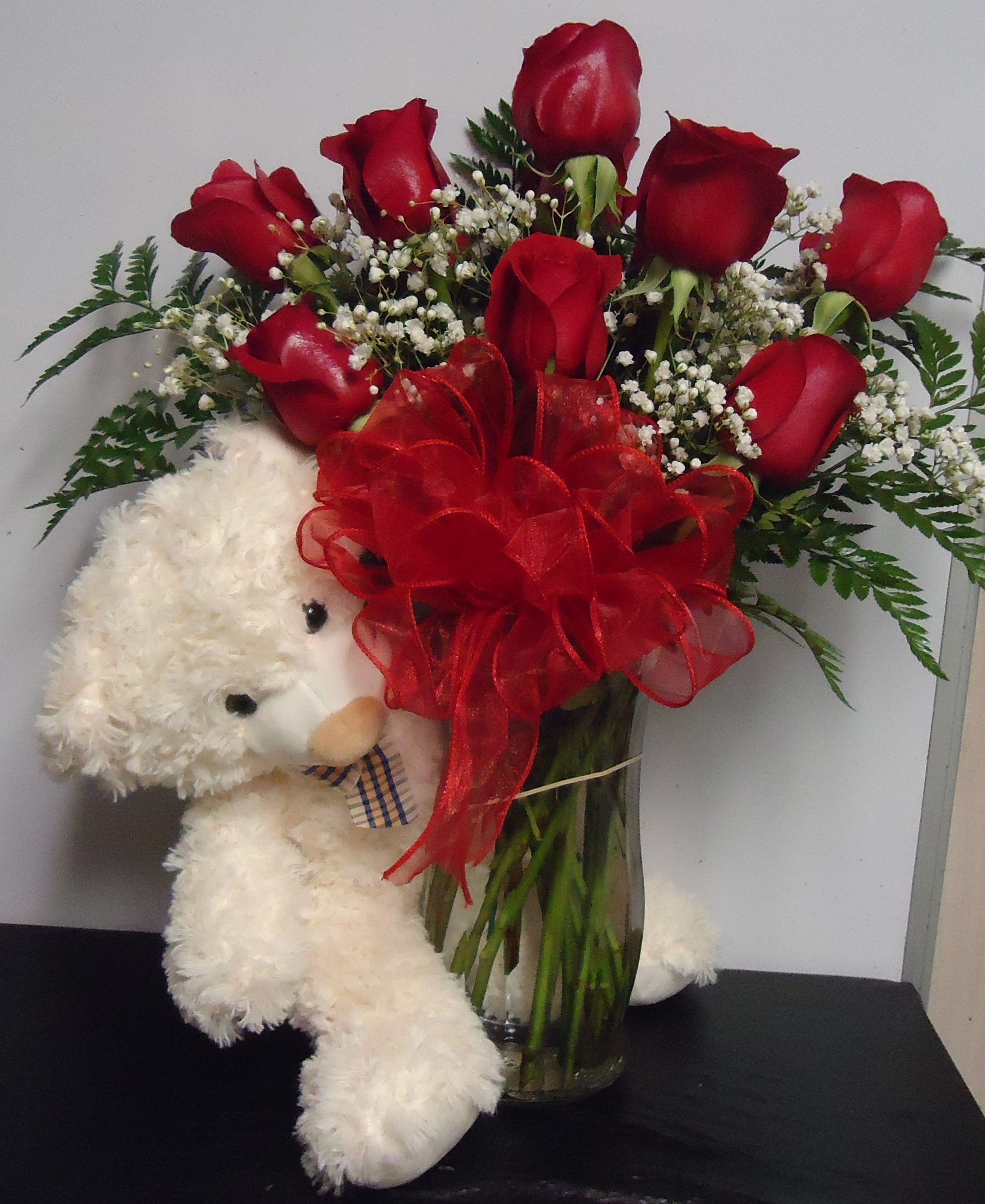 (5) "Dozen" Roses
W/ Bear
$110.00
(Bears May Vary)