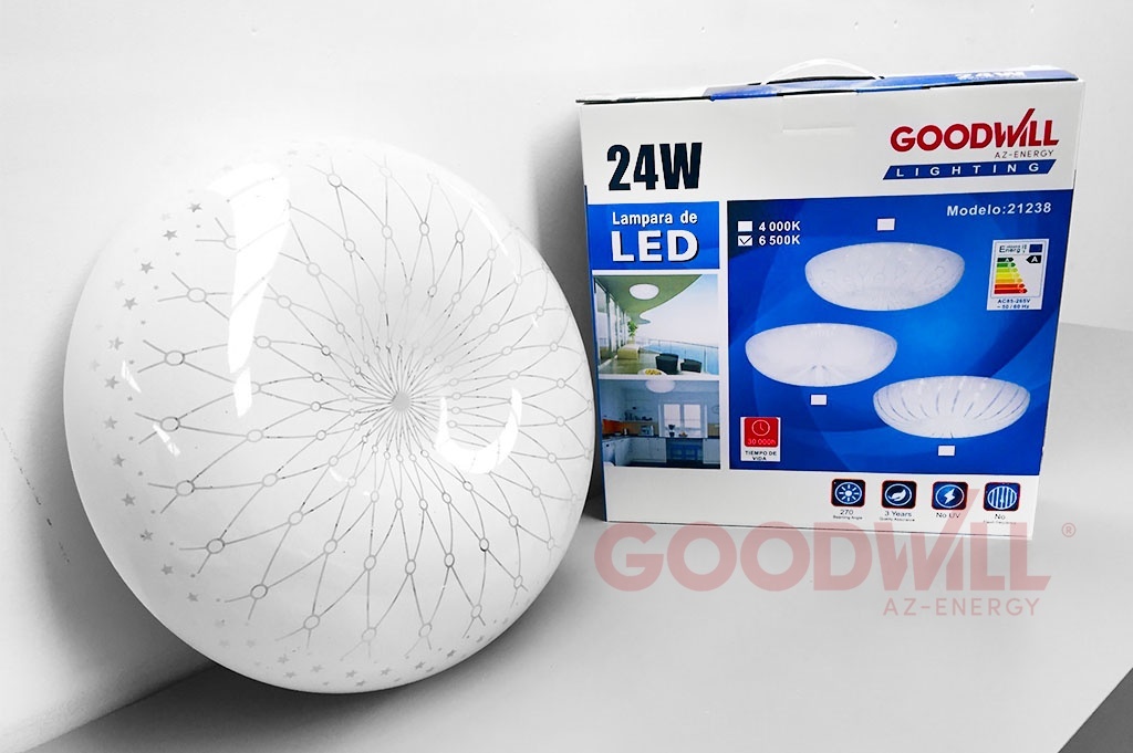 LUMINARIO DE LED PARA TECHO  24W 
MARCA: GOODWILL
CÓDIGO: 21238