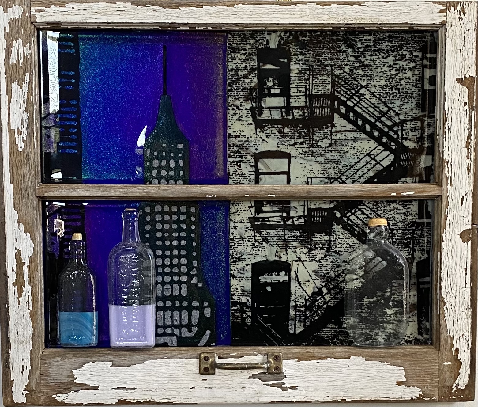 Magic Elixer
Cast Glass & Enamel on Fused Glass
11" X 16.5"
$550.