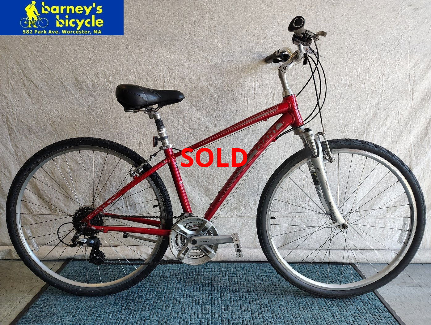 Giant Cypress
Frame Size: SM 16" / Rider Height: 5'4-5'7
Price: $379.00 (Professionally Tuned)