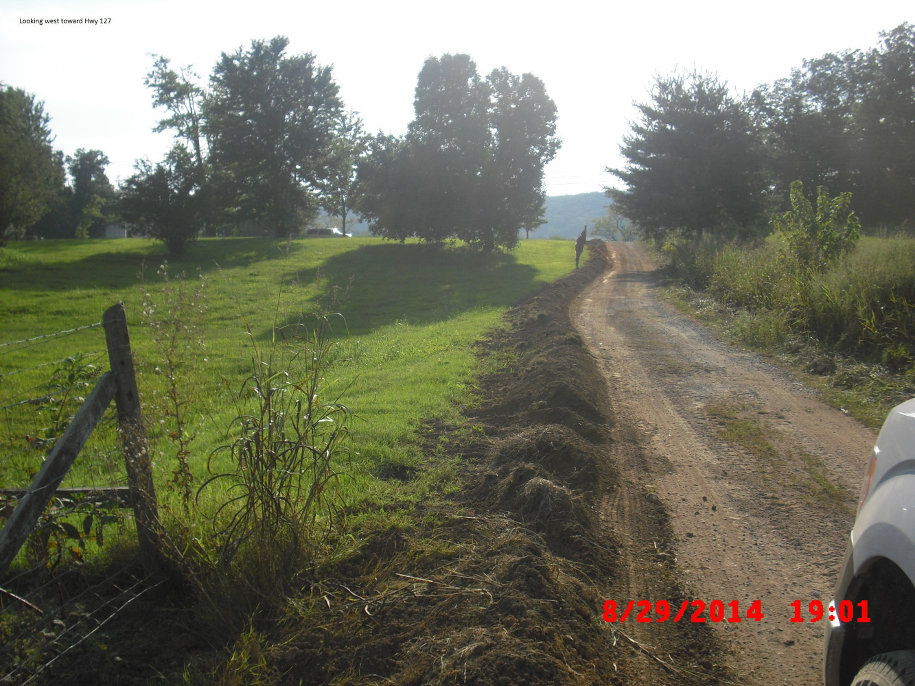 Looking West Toward Hwy 127