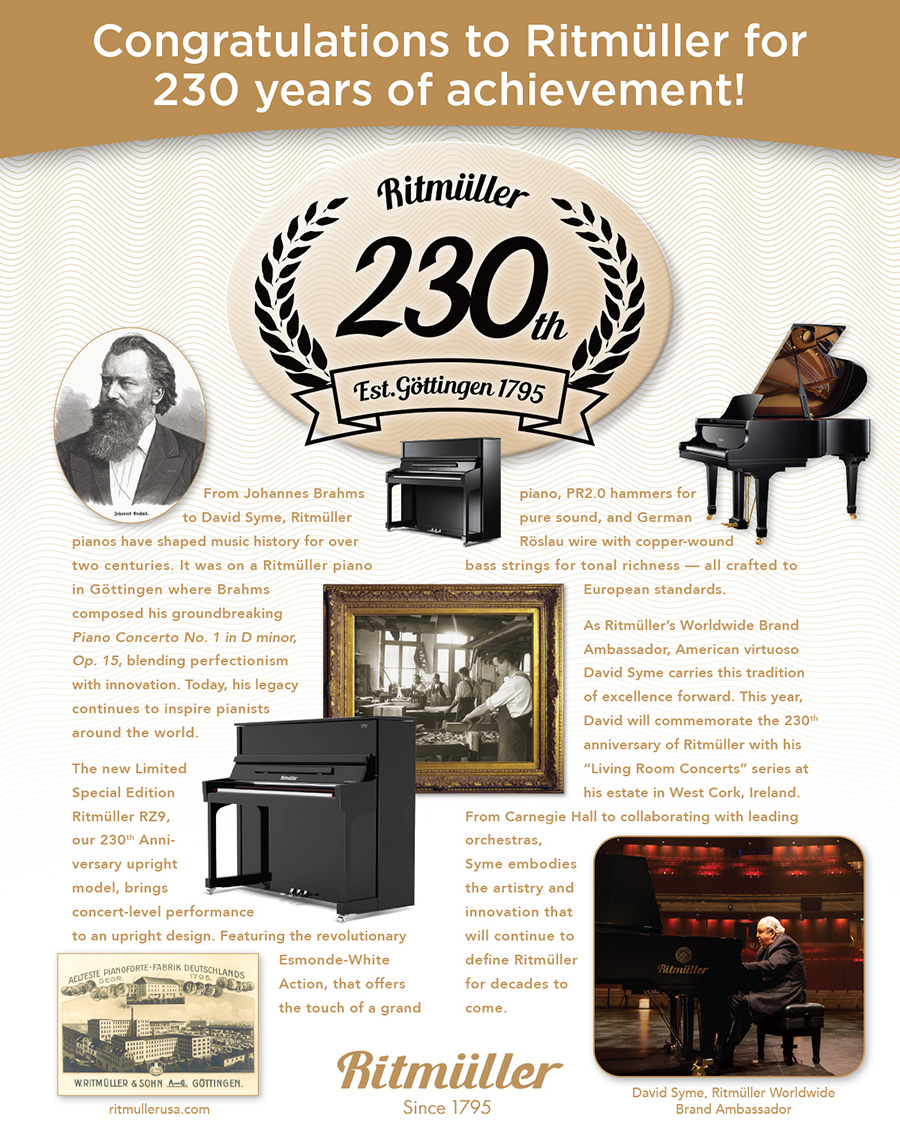 230 Years | Ritmuller Pianos