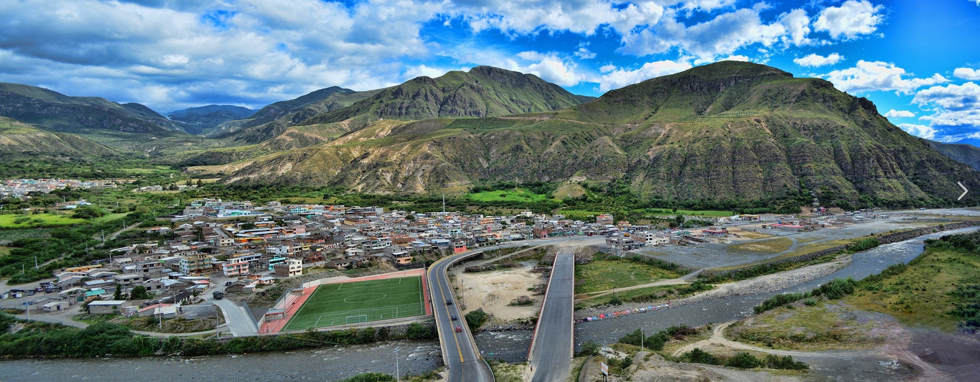 Paisaje de La Comunicad El Juncal, cuna de grandes deportistas históricos de nuestro país.