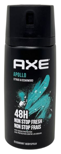 AXE150APO
APOLLO 150 ML
72 CS PACK