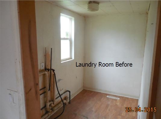 Before Laundry Room Upgrade
