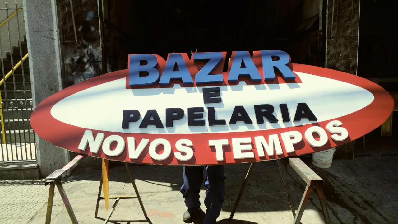 Letra em Chapa Galvanizada
