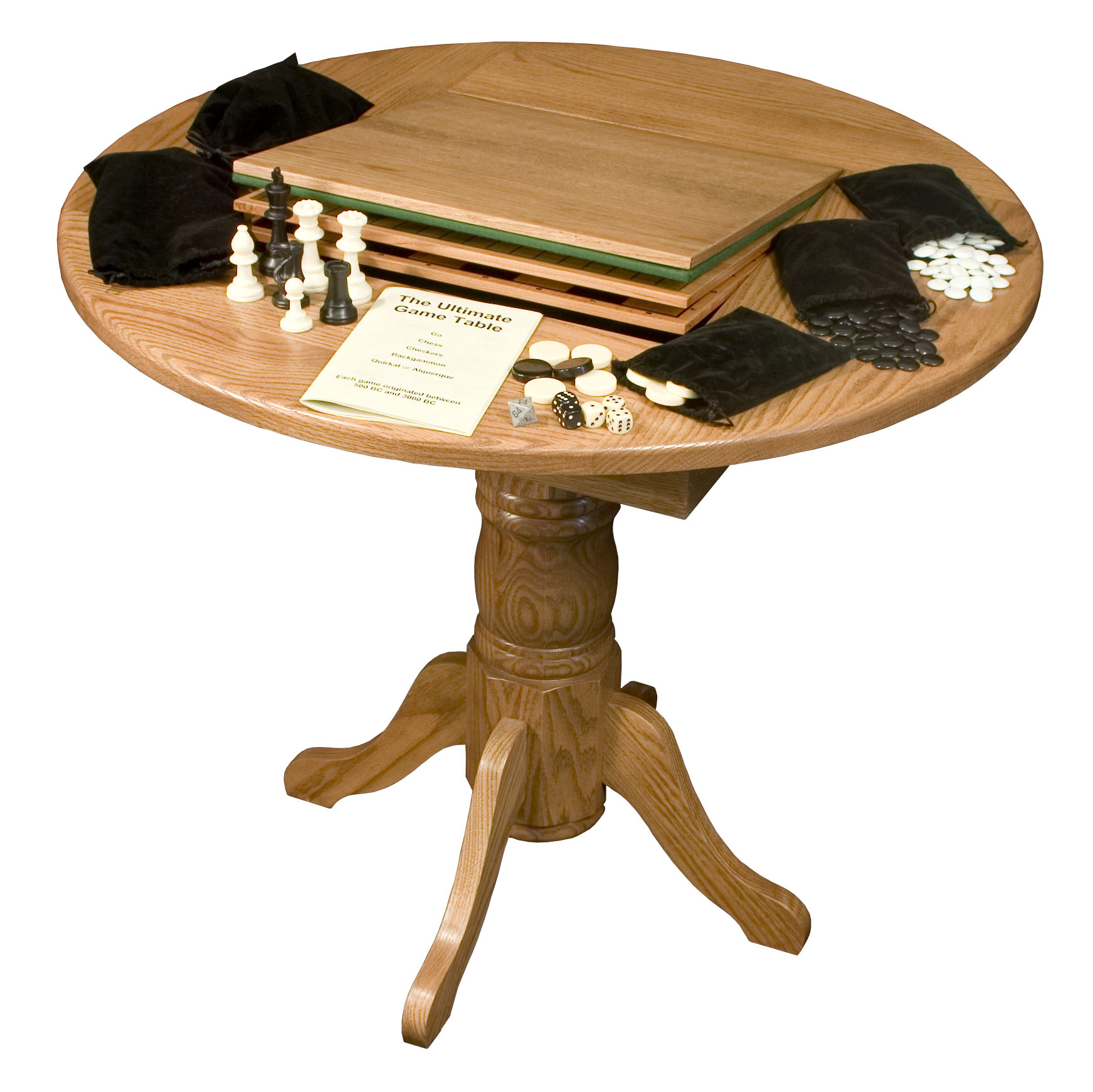 Game Table-pieces and boards included-#66