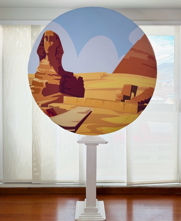 Circulo Efecto 3D Tematico
1.30m diametro x 2.20cm Altura
$80.000