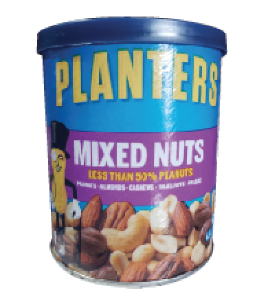 Mixed Nuts Planters 12/6.5 onz
Código: 10586