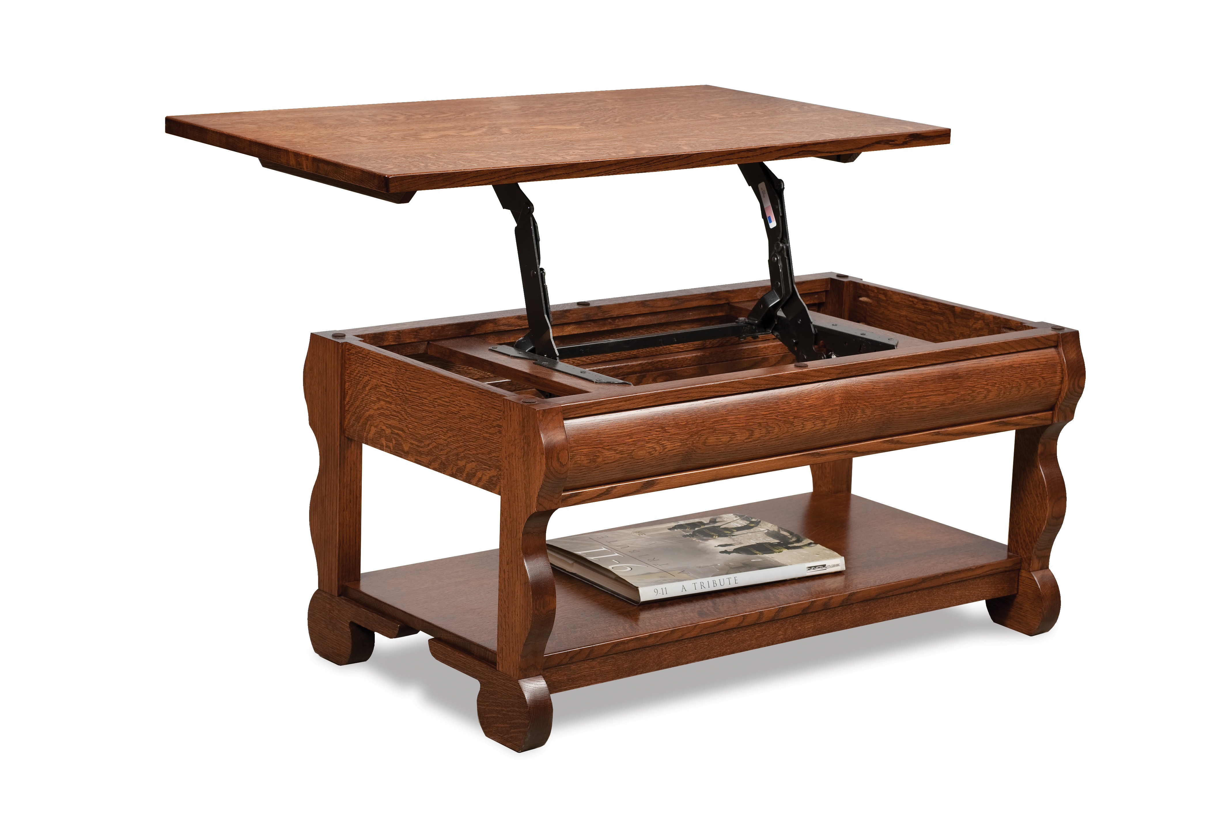 Old Classic Sleigh Lift Top Coffee Table