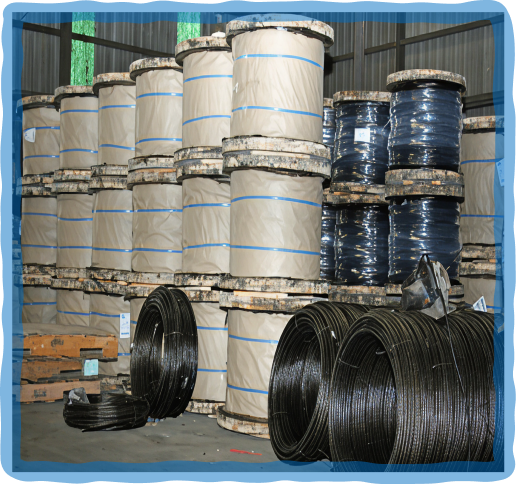 Reels of cable and bridles