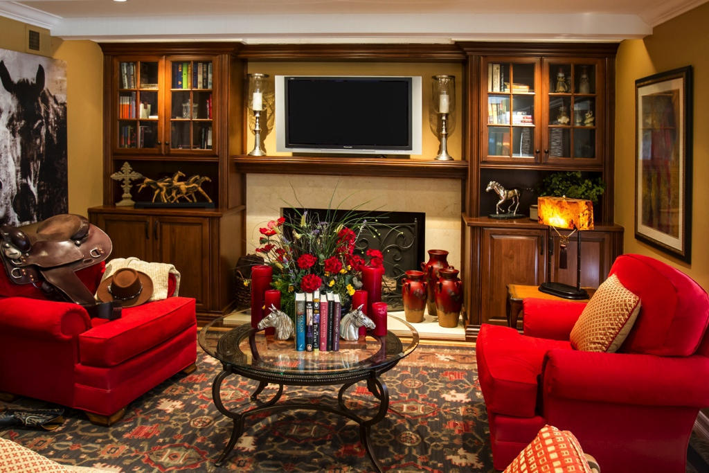 AFTER - California equestrian family room