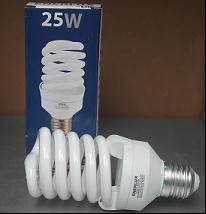 Ahorrador Espiral Enerlux 25W 
120V E27 Cod-11104