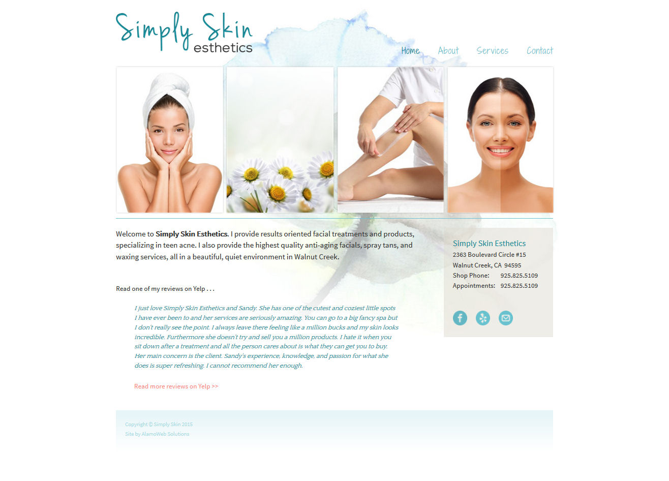 Simply Skin Esthetics Website