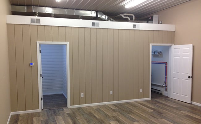 Garage Bathroom and Utility Closet