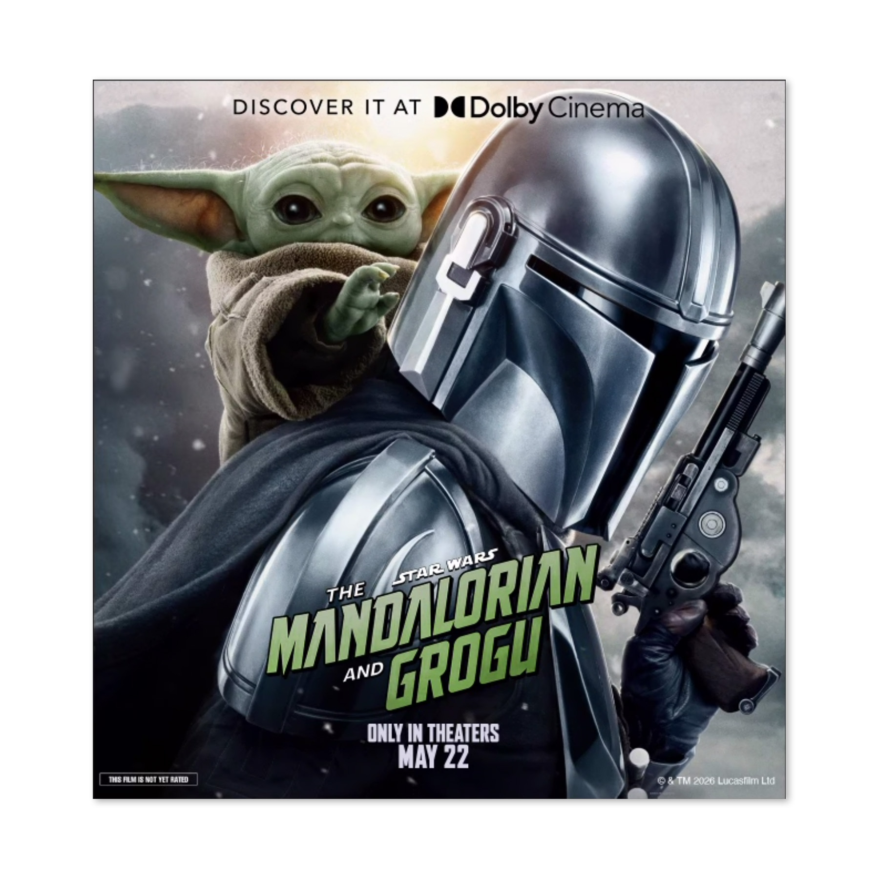 The Mandalorian and Grogu OOH Ad
