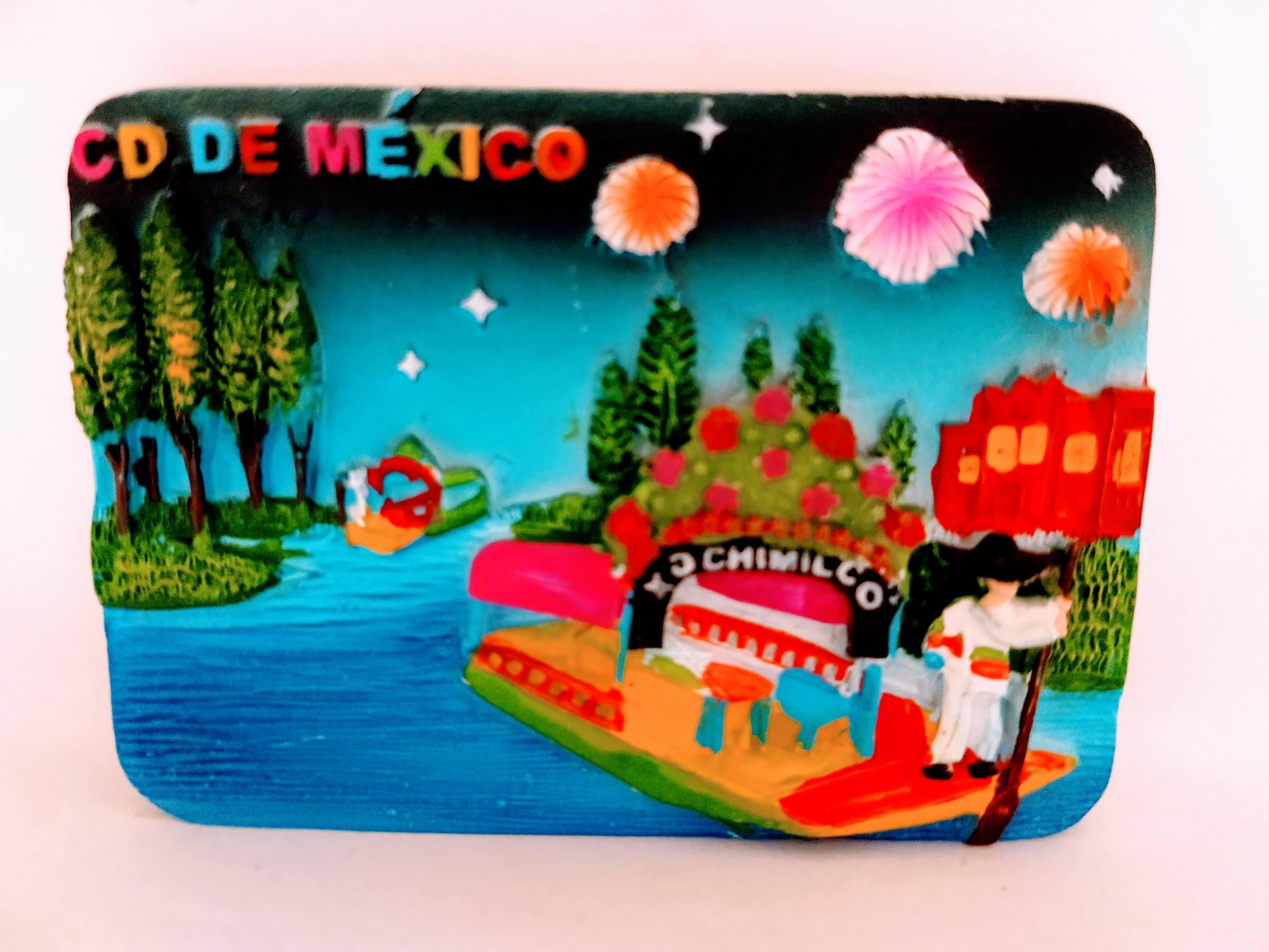 IMÁN DE RESINA
CIUDAD DE MÉXICO
 PINTADO A MANO
8cm Ancho
6cm Alto