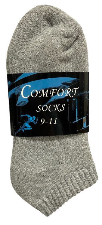L303 
2PK COMFORT SOCKS LOW CUT GREY 9-11
UPC 6223416781255
L403
2PK COMFORT SOCKS LOW CUT GREY 10-13
UPC 812462030477
120 CS PACK
