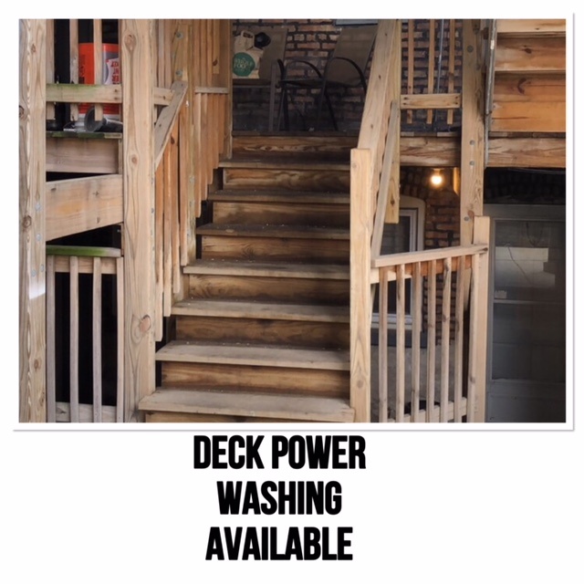 Deck Power Washing