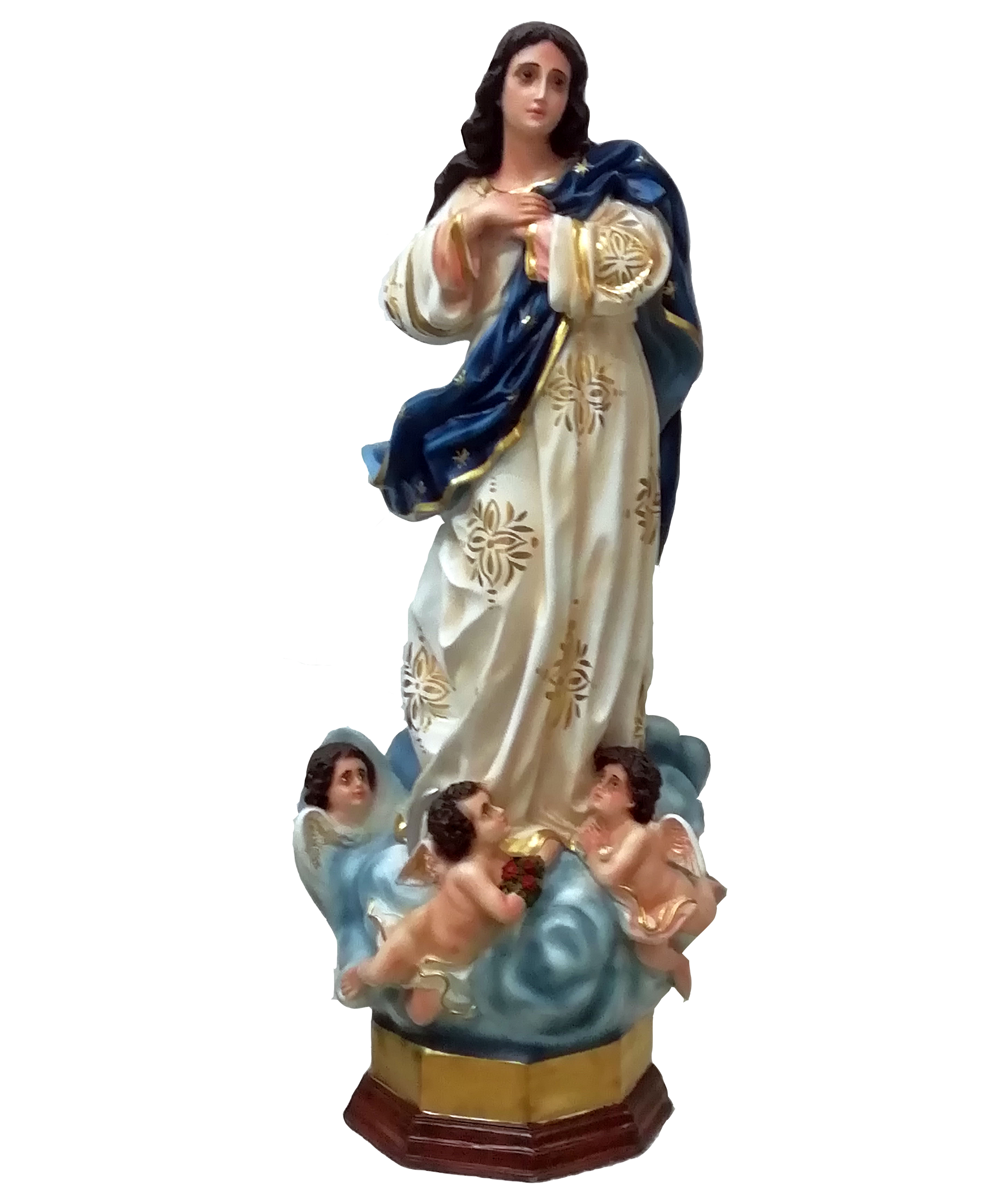 VIRGEN DE LA CONCEPCIÓN 90 CM FIBRA DE VIDRIO