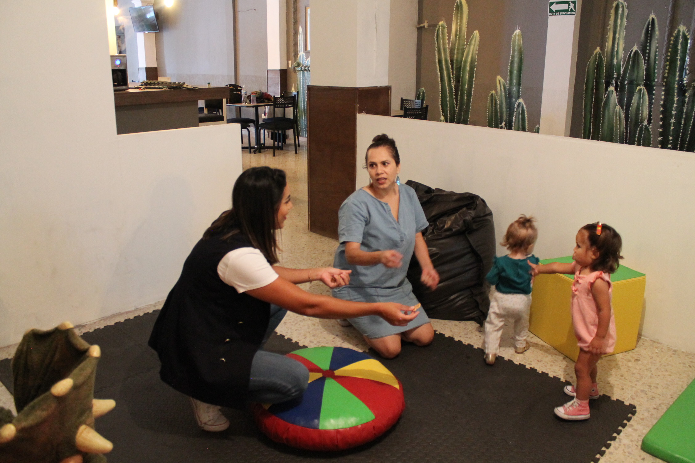 Children having lunch