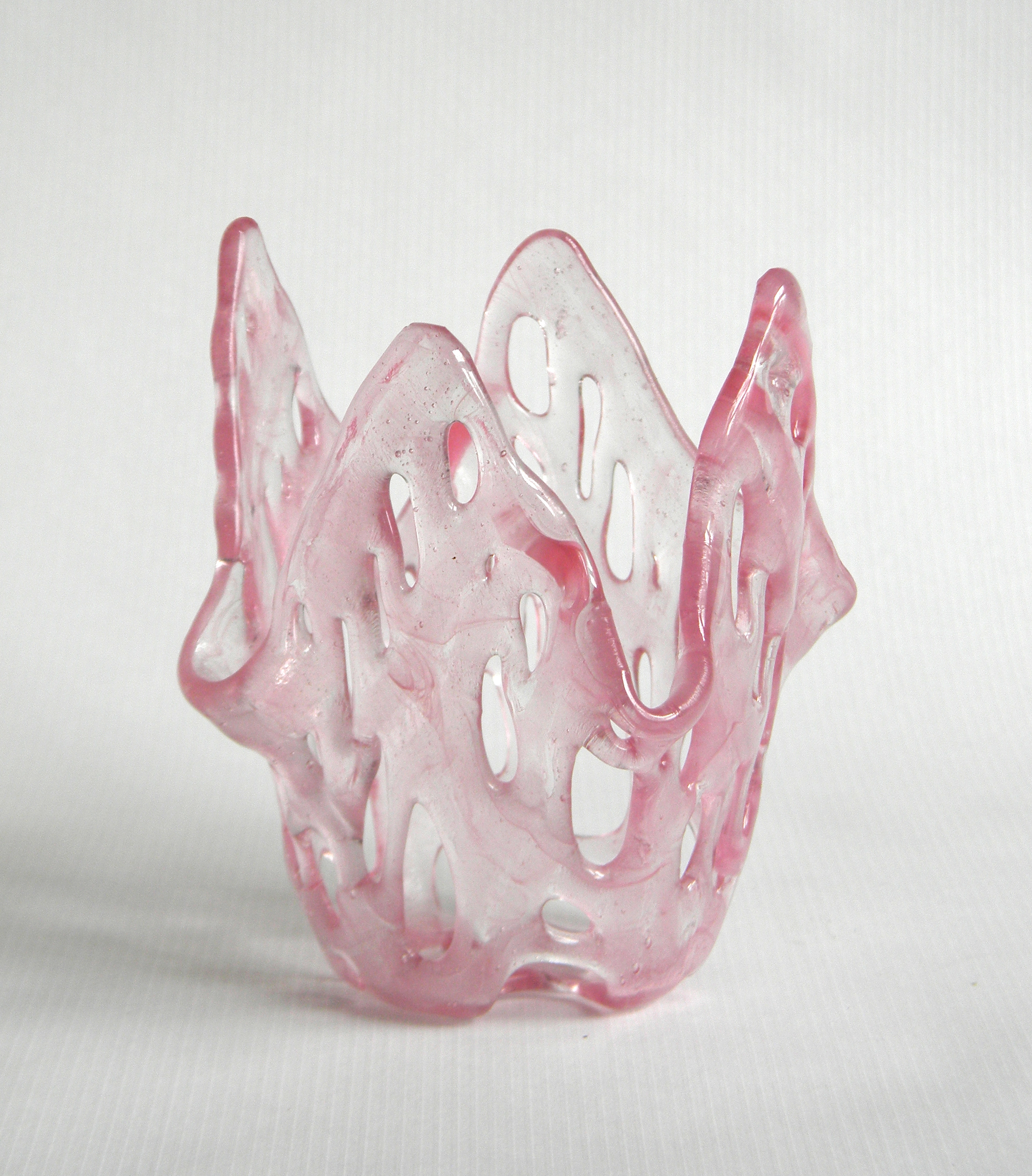 "Pink Candle Holder"
by Nataliya Guchenia
Glass Size - 4-1/2"H X 4-1/2"W
$30.00