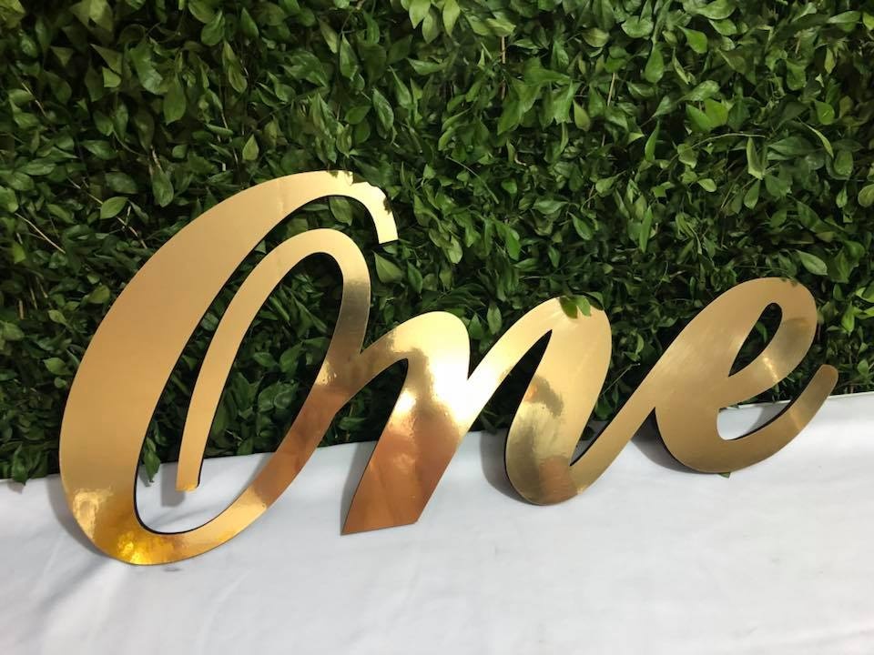 Letras personalizadas
 para la venta 
$120.000