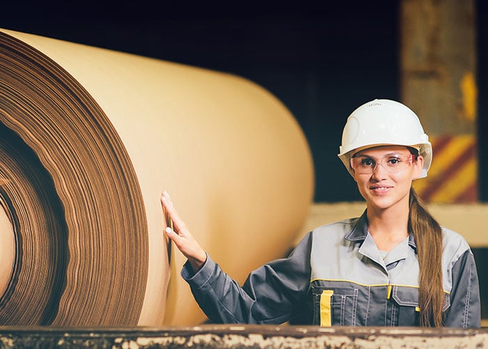 At Paper Making Factory